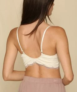 BT ACCESSORIES Jacky Lace Bralette - Ivory