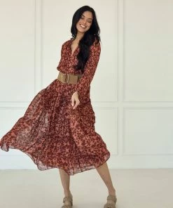 BT Sandra Floral Tiered Maxi Dress