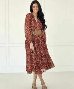 BT Sandra Floral Tiered Maxi Dress