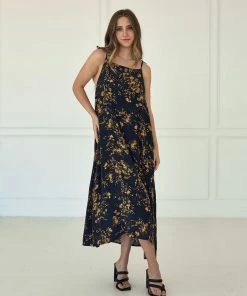 BT Kristy Floral Viscose Midi Dress DRESSES