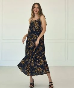 BT Kristy Floral Viscose Midi Dress DRESSES