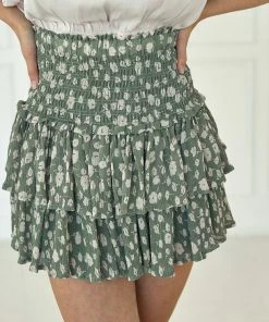 BT Janae Smocked Ruffle Skirt Or Tube Top TOPS