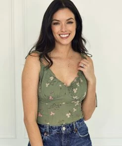BT Kierra Floral Ruffle Tie Top BEST SELLERS 12 BT Kierra Floral Ruffle Tie Top BEST SELLERS