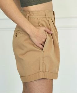 BT Barnett Cotton Pocketed High Rise Shorts