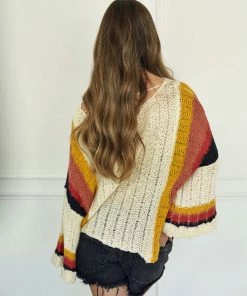 BT Audrey Cotton Striped Knit Top TOPS