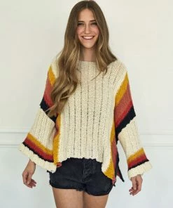 BT Audrey Cotton Striped Knit Top TOPS