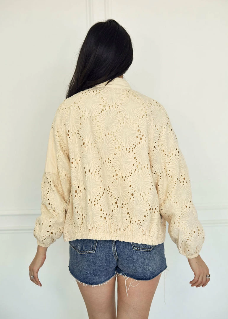 BT Phoebe Eyelet Pocketed Bomber Jacket 5 BT Phoebe Eyelet Pocketed Bomber Jacket