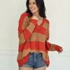 BT Nonny Striped Knit Sweater TOPS