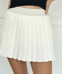 BT Gigi Pleated Tennis Skirt - White