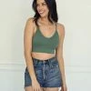 BT SEAMLESS BASICS Keep In Control Padded Bralette - Sage