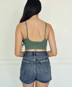 BT SEAMLESS BASICS Keep In Control Padded Bralette - Sage