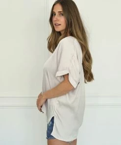 BT Haven Satin Blouse - Pearl BRIDAL