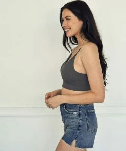 BT Keep In Control Padded Bralette - Charcoal