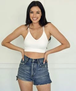 BT SEAMLESS BASICS Keep In Control Padded Bralette - White