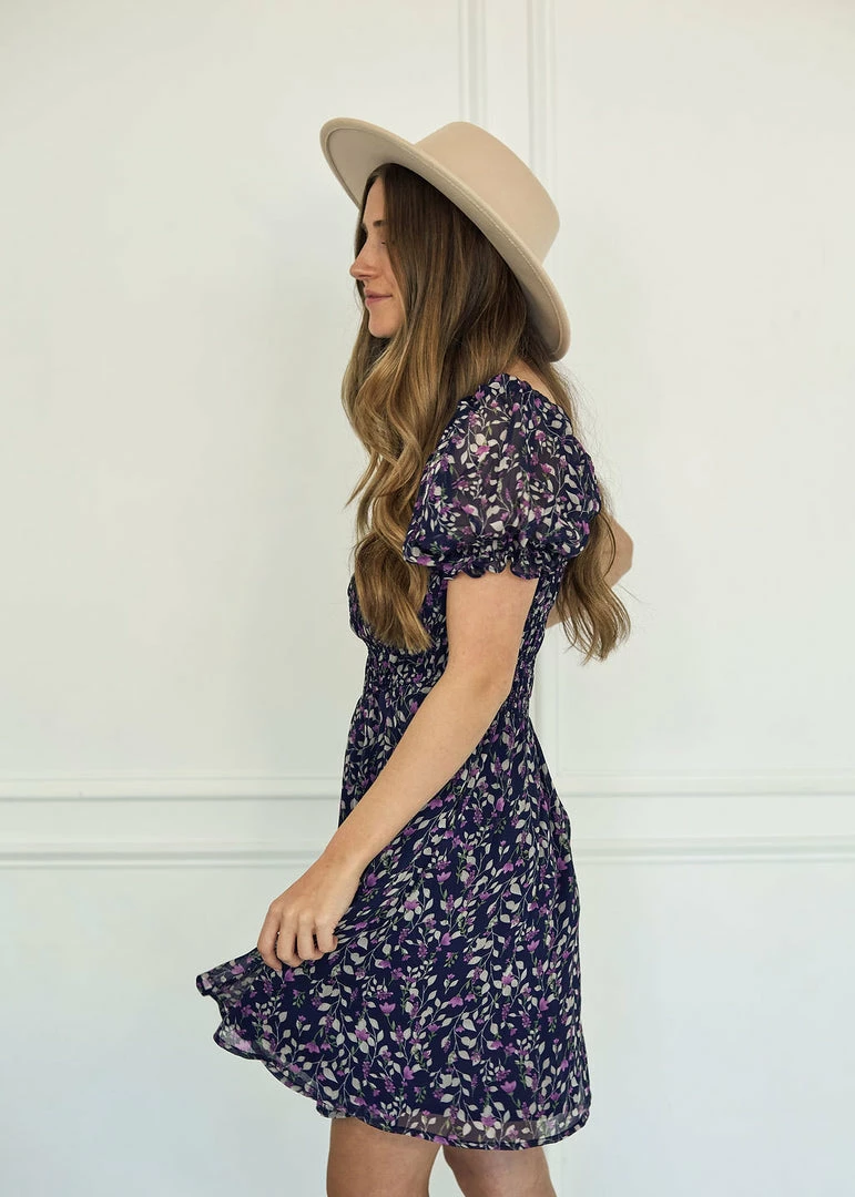 BT Salma Floral Smocked Babydoll Dress 5 BT Salma Floral Smocked Babydoll Dress