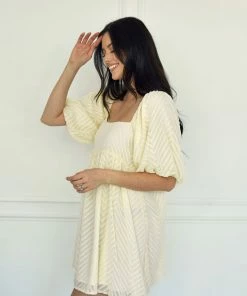 BT Bridgerton Jacquard Babydoll Dress BRIDAL