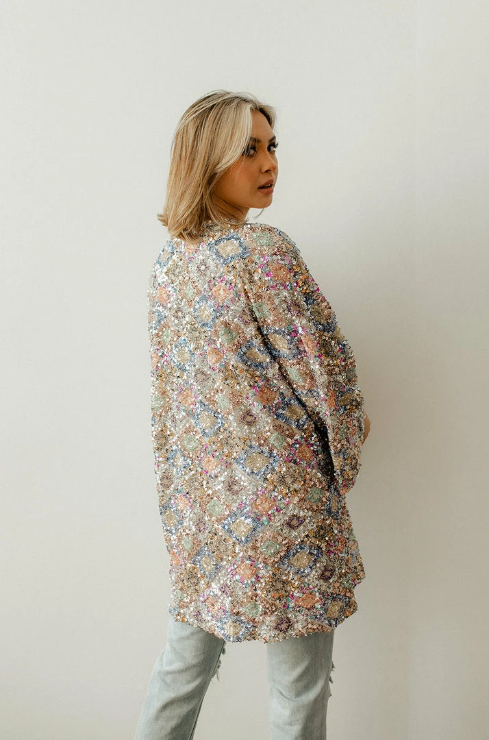 BT KIMONOS + DUSTERS Major Sequin Open Front Duster 6 BT KIMONOS + DUSTERS Major Sequin Open Front Duster