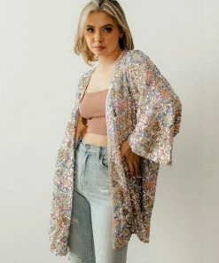 BT KIMONOS + DUSTERS Major Sequin Open Front Duster 9 BT KIMONOS + DUSTERS Major Sequin Open Front Duster