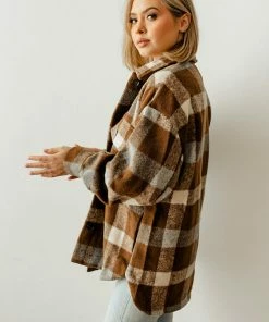 BT Give Thanks Plaid Button Down Jacket OUTERWEAR 14 BT Give Thanks Plaid Button Down Jacket OUTERWEAR