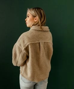 BT Rockford Pocketed Sherpa Jacket - Mocha