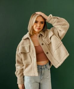 BT Rockford Pocketed Sherpa Jacket - Mocha