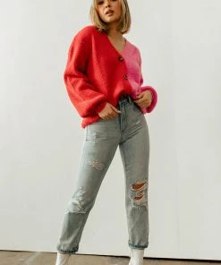 DEE ELLY Shades Of Love Button Down Cardigan OUTERWEAR