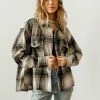 BT Jamie Cotton Plaid Button Down Top