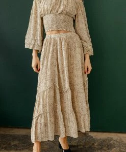 BT BEST SELLERS Queensland Ruffle Maxi Skirt