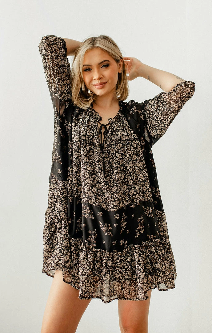 BT Frolic Floral Contrast Dress BUMP FRIENDLY 6 BT Frolic Floral Contrast Dress BUMP FRIENDLY