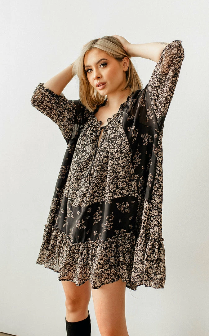 BT Frolic Floral Contrast Dress BUMP FRIENDLY 3 BT Frolic Floral Contrast Dress BUMP FRIENDLY