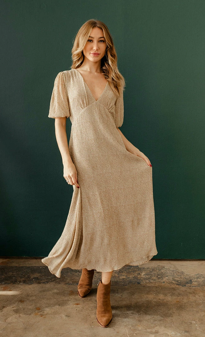 BT BUMP FRIENDLY Massimo Puff Sleeve Maxi Dress 3 BT BUMP FRIENDLY Massimo Puff Sleeve Maxi Dress