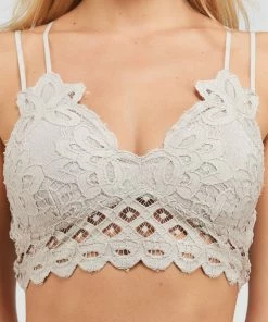WL Cassie Padded Lace Bralette - Champagne