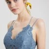 WL ACCESSORIES Cassie Padded Lace Bralette - M. Blue 2 WL ACCESSORIES Cassie Padded Lace Bralette - M. Blue