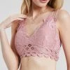 WL Cassie Padded Lace Bralette - Mauve ACCESSORIES 2 WL Cassie Padded Lace Bralette - Mauve ACCESSORIES