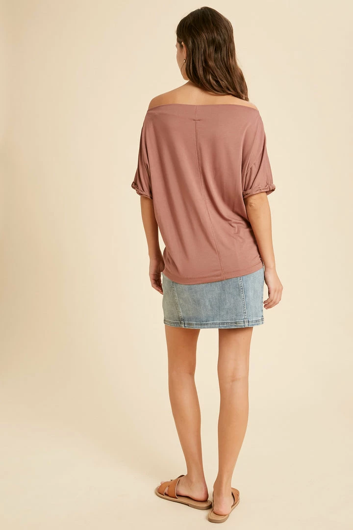 WL TOPS Zuzu Off The Shoulder Top - Burl Wood 8 WL TOPS Zuzu Off The Shoulder Top - Burl Wood