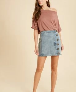 WL TOPS Zuzu Off The Shoulder Top - Burl Wood 11 WL TOPS Zuzu Off The Shoulder Top - Burl Wood