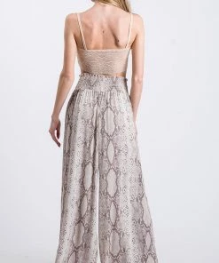 GEE GEE Zarah High Rise Smocked Pants MADE IN THE USA