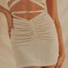 PEPPERMAYO Lennon Mini Skirt - Ivory MATCHING SETS